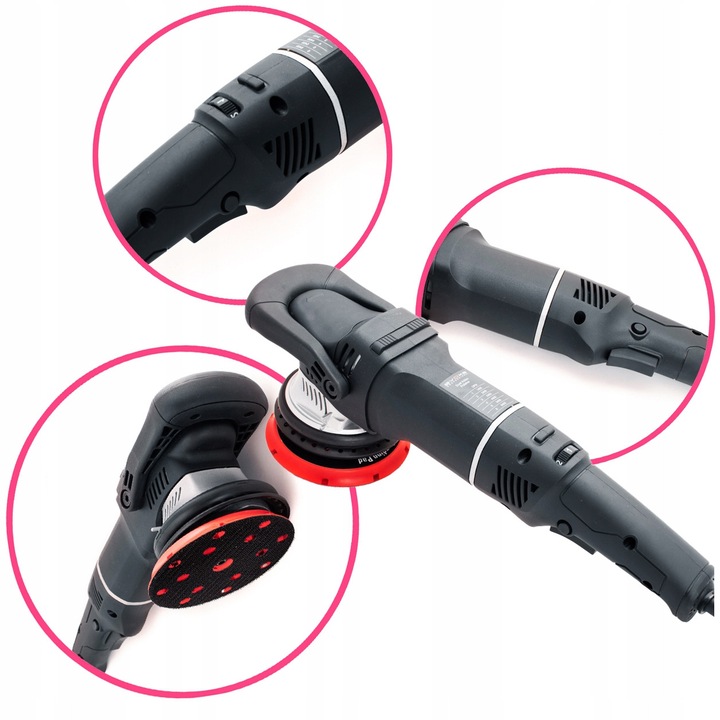 Masina de Polizat Evoxa HDD21, 1200W, skok 21mm, 6000 RPM, 2.5 kg