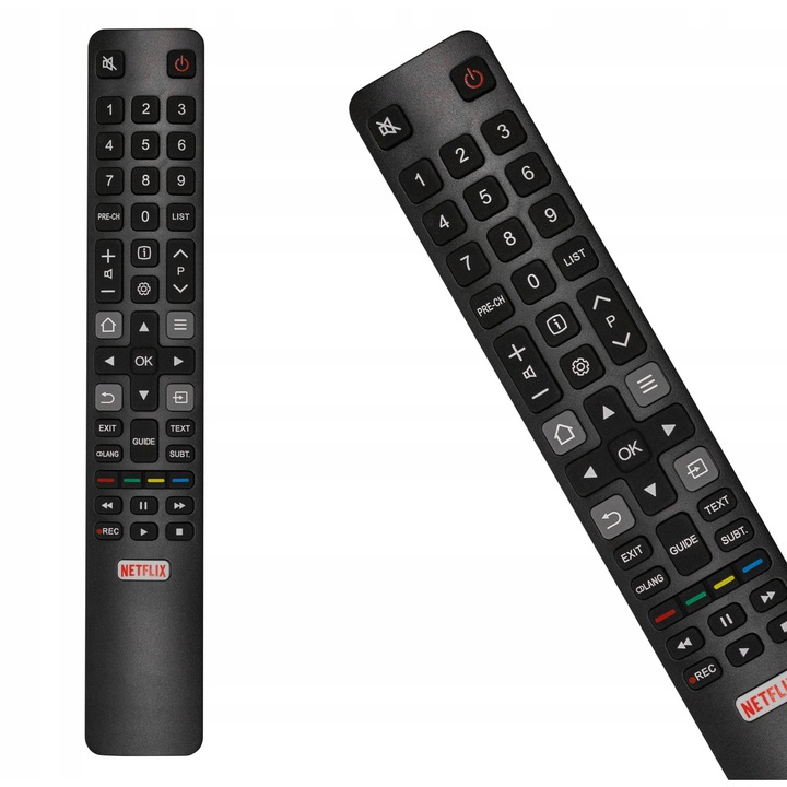 Telecomandă universală TCL Thomson RC802N, ergonomic, rezistent la uzură, 2 baterii AAA