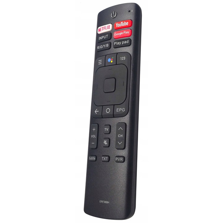 Telecomandă universală TechTell pentru TV Smart, design ergonomic, funcționare pe infrarosu, compatibilă cu Hisense
