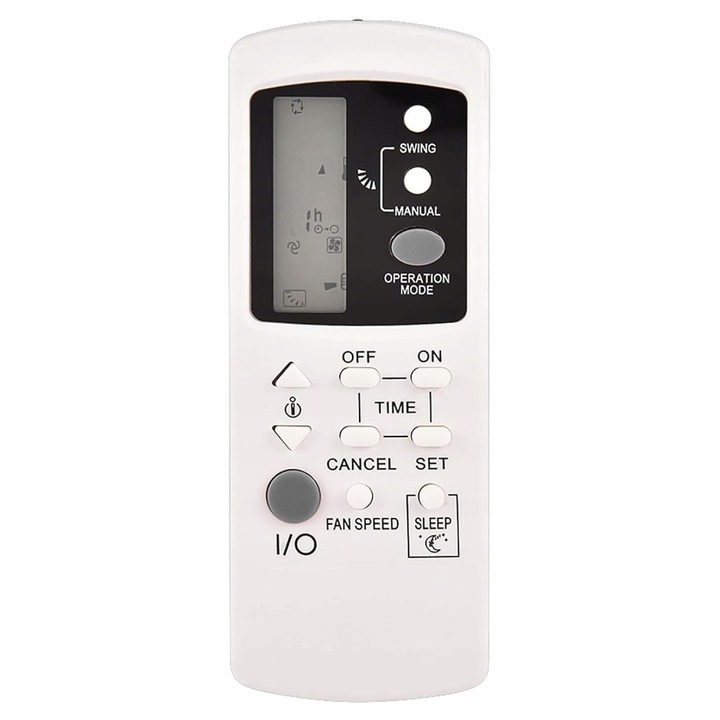 Telecomandă universală TechTell pentru aer condiționat Galanz GZ-1002B-E3, alb, funcționare simplă