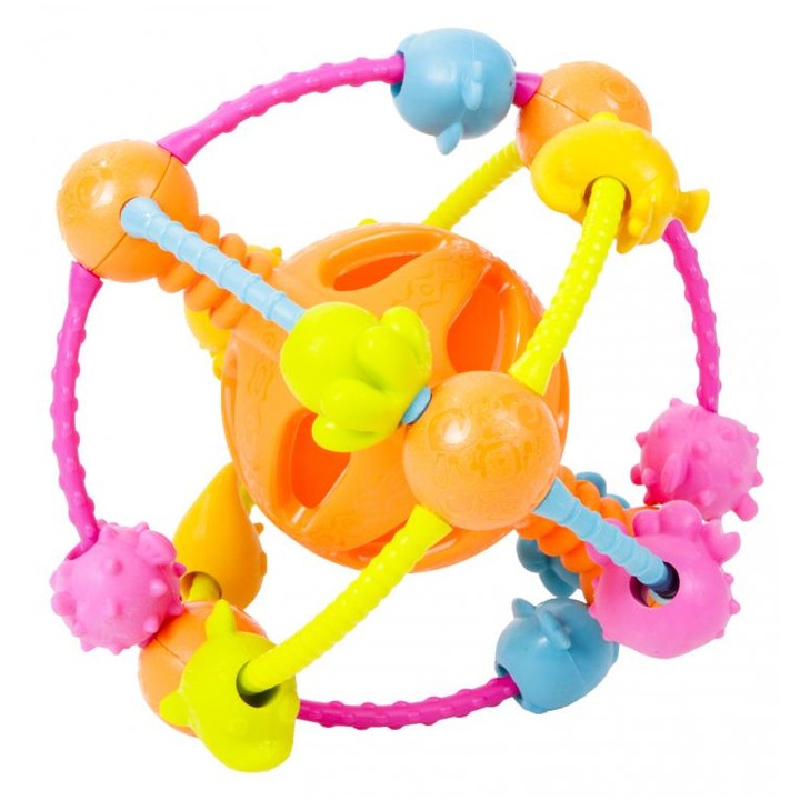 Készségfejlesztő labda bébijáték - 19 cm