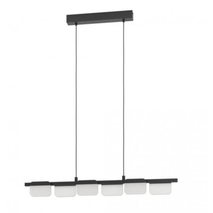 EGLO, 98876, ERVIDEL, függesztett lámpa, 3000 K, LED, 6X4, 5W, Yes, IP20, szatinált