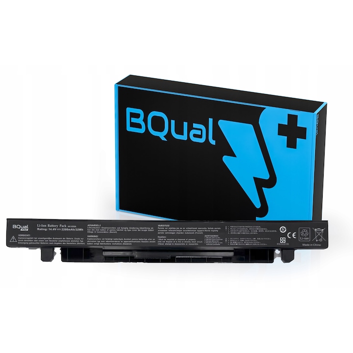 Baterie laptop BQual A41-X550A, 2200mAh, 14.4V, compatibila cu Asus X550C, R510
