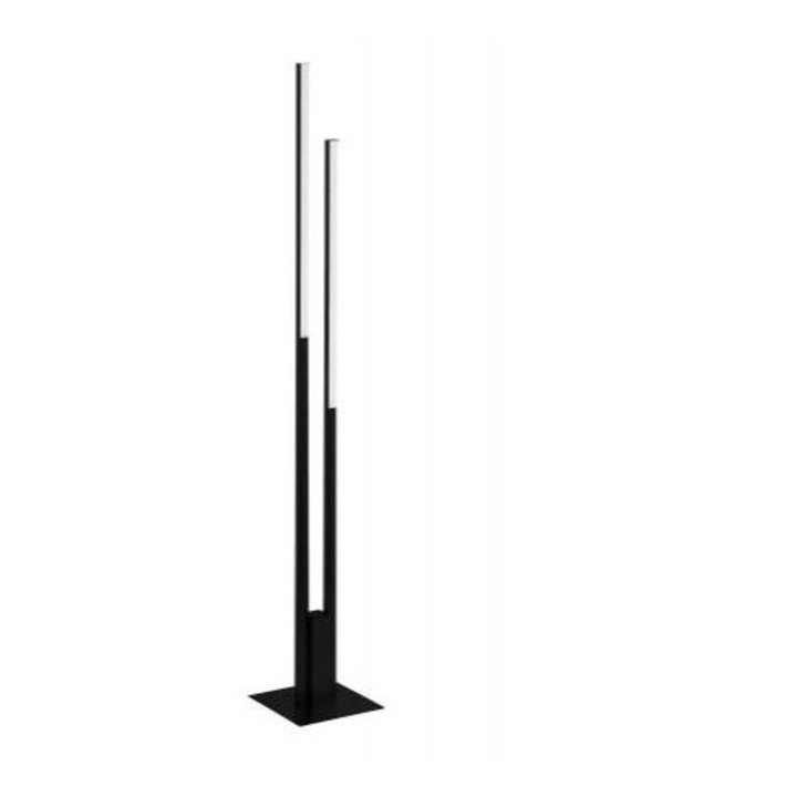 LED lámpa, állólámpa, design lámpa, beltéri, RGB, Bluetooth, ZigBee 3.0, fekete, 2x17w, EGLO, FRAIOLI-Z
