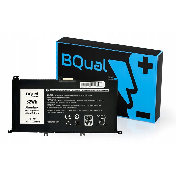 Baterie laptop BQual 7200mAh 82Wh, Dell Inspiron 7557 7559 7566 7567