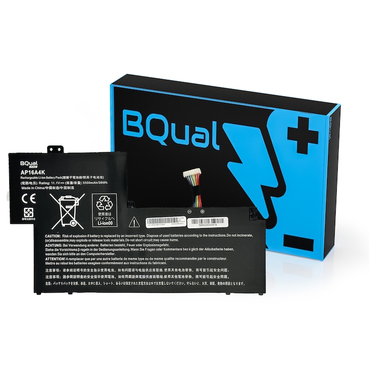 Baterie laptop BQual 3550mAh 11.1V pentru Acer Aspire One Cloudbook 11 AO1-132 și Swift 1 SF113-31