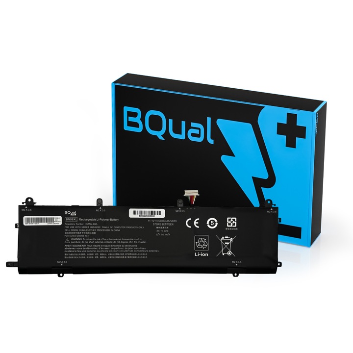 Baterie laptop BQual 5000mAh 11.1V compatibila cu HP Spectre x360 15-EB