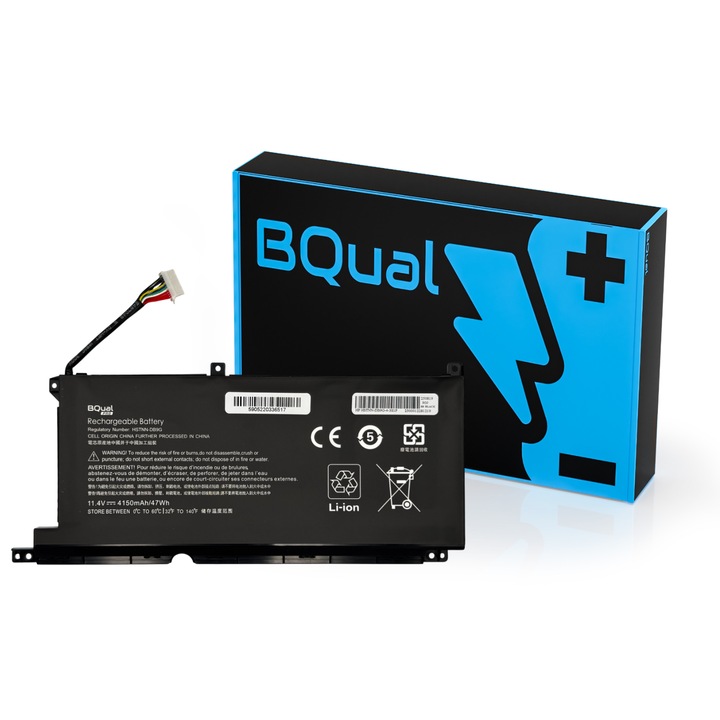 Baterie laptop BQual PRO 4150mAh 11.4V compatibila cu HP Pavilion Gaming 15-EC, 15-DK, 15-A, Spectre 15-AP, 16-A