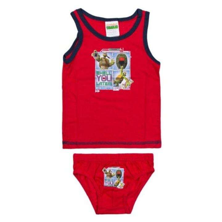 Tini nindzsa teknőcök, fiúknak, piros, 2-3 év