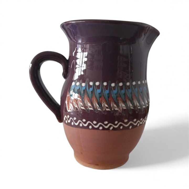 Cana de Vin, Ceramica de Horezu, artizanala, 2L