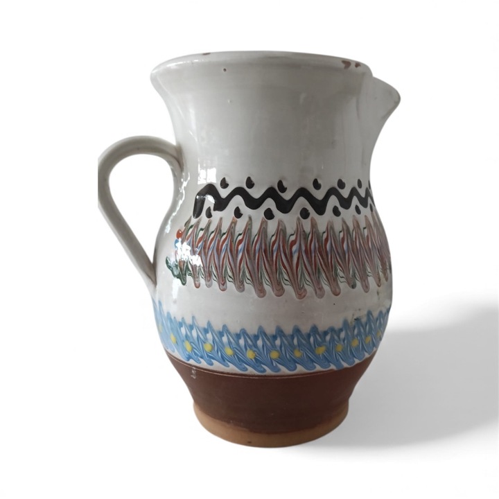 Cana de Vin, Ceramica de Horezu, artizanala, 2L