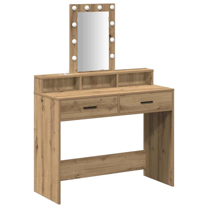 Masa de Machiaj vidaXL, cu sertar Maro 100 x 41 x 140 cm Lemn compozit