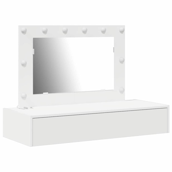 Masa de Machiaj vidaXL, cu sertar Alb 100 x 40 x 70 cm Lemn compozit
