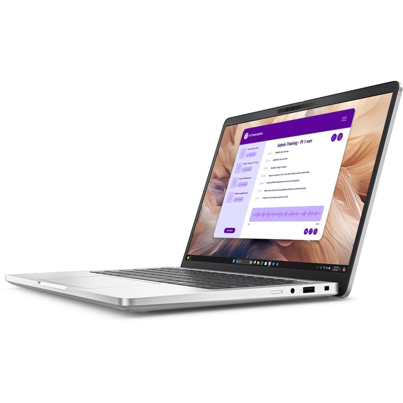 Laptop Dell Pro 13 Plus PB13250 cu procesor Intel Core Ultra 7 265U pana la 5.3GHz, 13.3", FullHD+, 16GB DDR5, 512 GB SSD, Integrated Intel Graphics, Windows 11 Pro, Platinum Silver