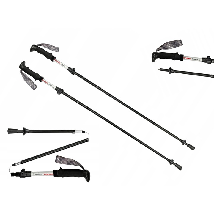 Bete Trekking Gabel XTR Alu EF - Ultrakönnyű, 110-130cm, 280g