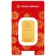 Lingou de aur 10 grame Argor-Heraeus – 999,9‰ ( 24K ) Editie limitata Cal 2026 – LBMA Approved