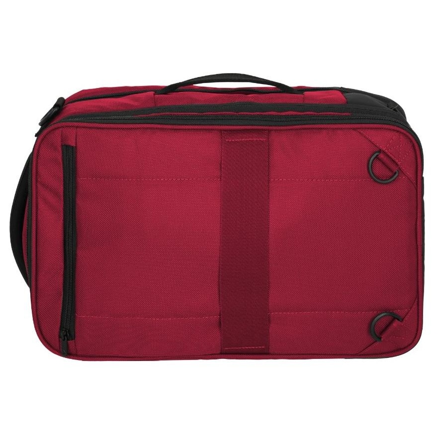 Rucsac Travelite Crosslite 5.0, roșu, compatibil laptop 15.6 inch, cu expander și curea detașabilă