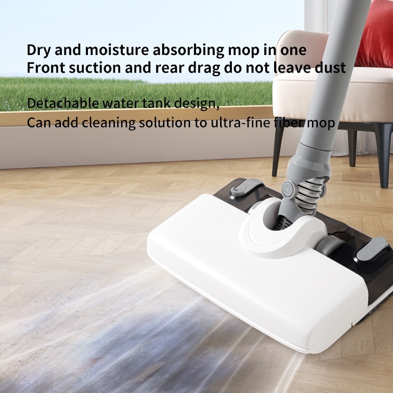 Aspirator Lingo 7KPa, 70W, 2600mAh, 20 min autonomie, 600ML, umed/uscat, Type-C, alb