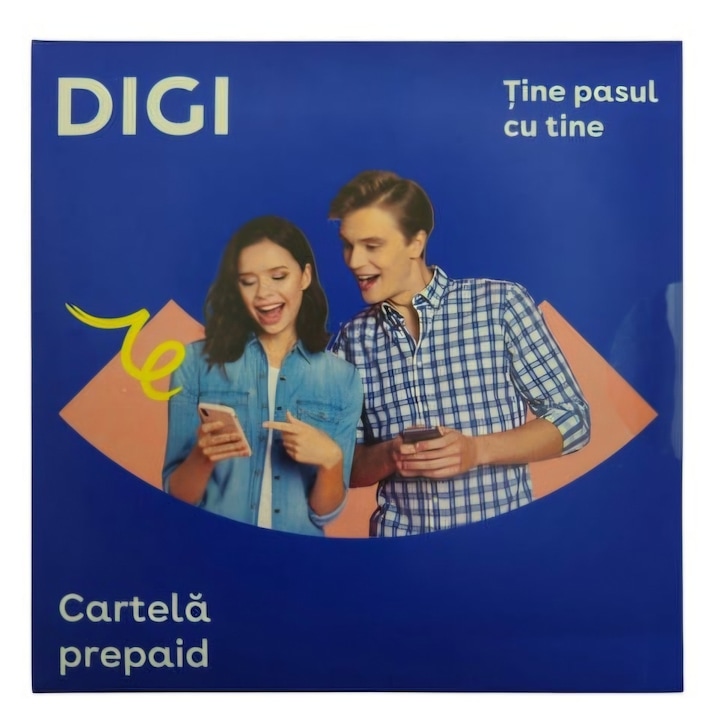 Cartela cu numar nou Digi PrePay SIM 4 EURO