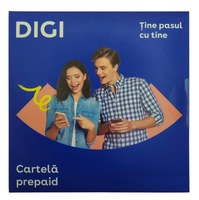 Cartela cu numar nou Digi PrePay SIM 4 EURO