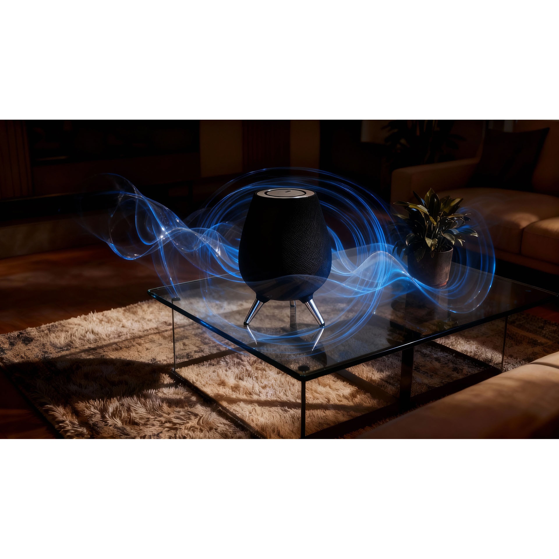 Boxa activa Bluetooth 360° Electromures Sonora EM 1030, USB, Bluetooth 5.0, functie TWS, alimentare retea AC, 7 difuzoare originale Harman Kardon, Negru