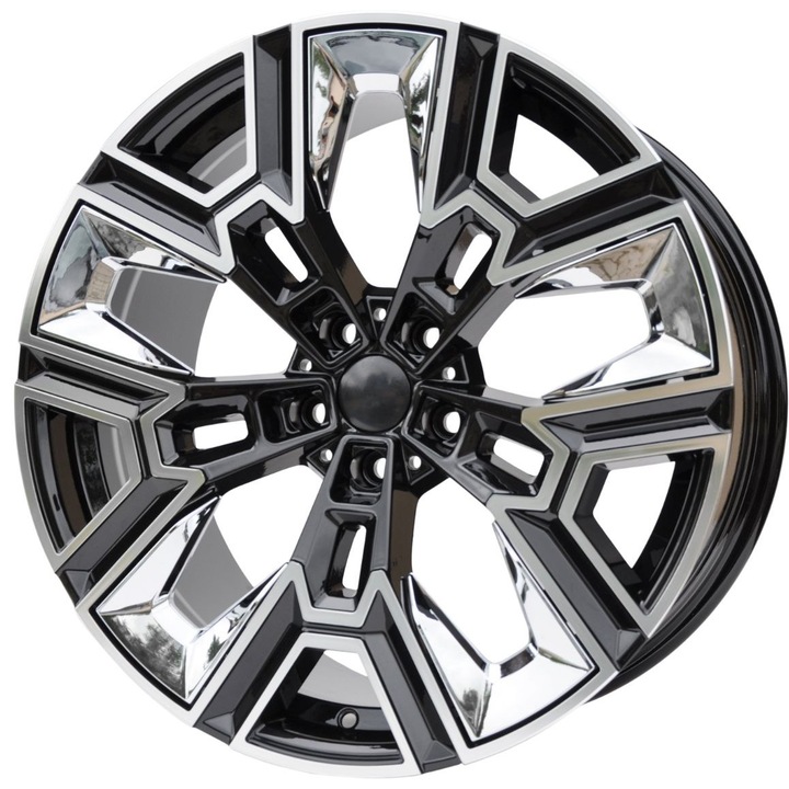 Set (4 bucati) jante HF5220 20x8.5/10 5x112 ET28 - MB - lustruit + negru