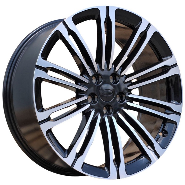 Set 4 jante aluminiu PDW 1066/1125 23x9.5 5x120 ET42, 5 MB lustruit + negru