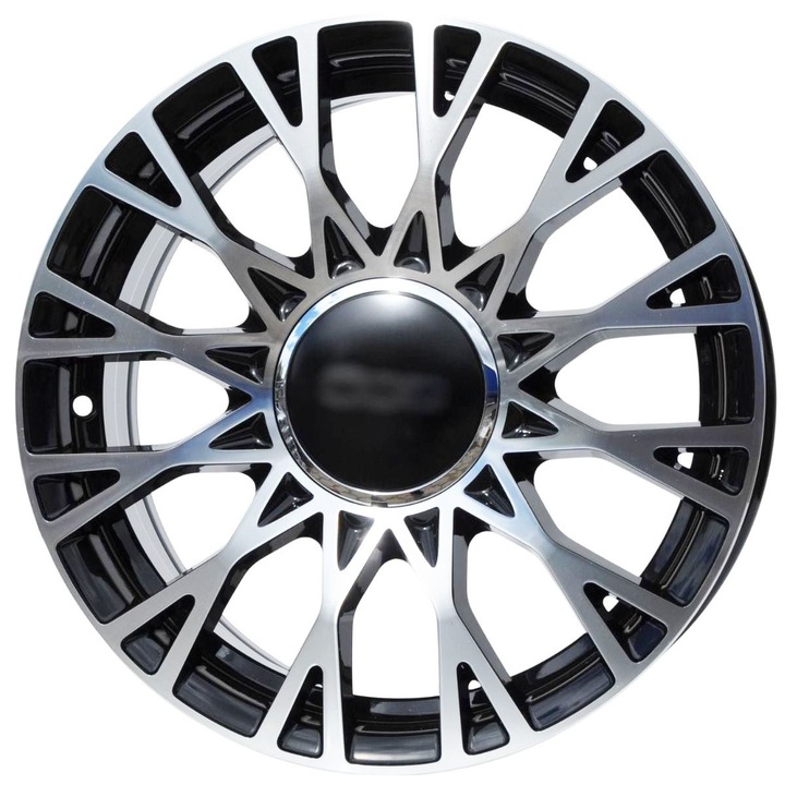 Set (4 bucati) jante 1283 16x6.5 4x98 ET35 - MB - lustruit + negru