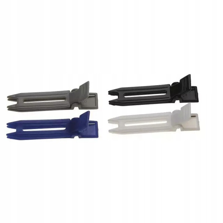 Set de 100 de clipsuri din plastic Sibel, 4, 5 cm, argintii - eMAG.ro