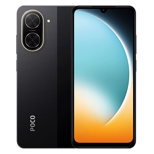 POCO C71 ブラック 3GB/64GB Telefon mobil Xiaomi Poco C71, 64GB, 3GB RAM, negru, set cu husă