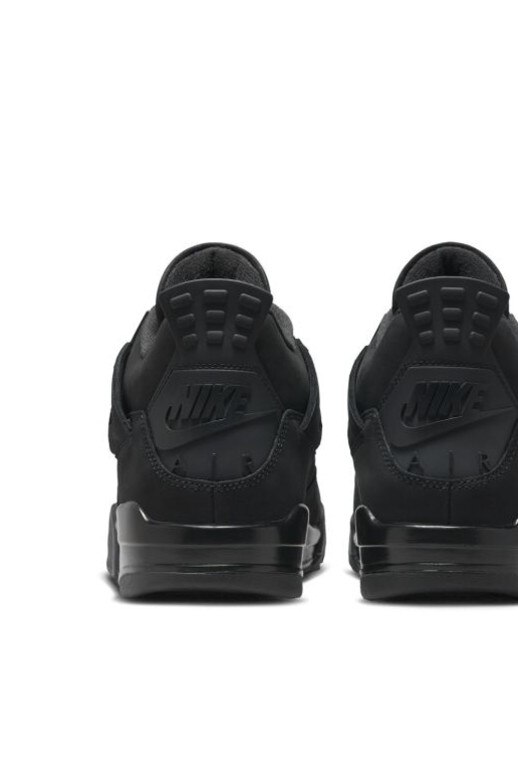 Tenisi bărbați Nike Air Jordan 4 Retro Black Cat, negru, piele