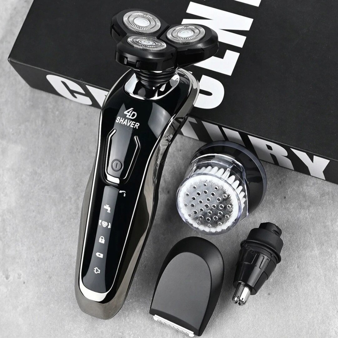De Ras Ras electric 4D, waterproof, 60 min autonomie, design ergonomic, pentru ...
