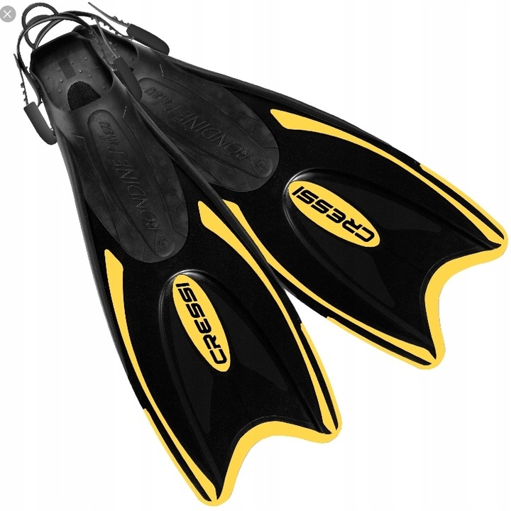 Cressi Palau L-XL uszonyok, snorkelinghez, állítható, uniszex design, narancssárga, 44-47-es méret