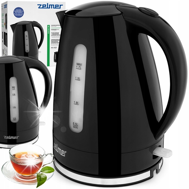 Fierbator electric, Maestro, MR-047, 1,7L, 2200W, inox, 22x21,5x15cm