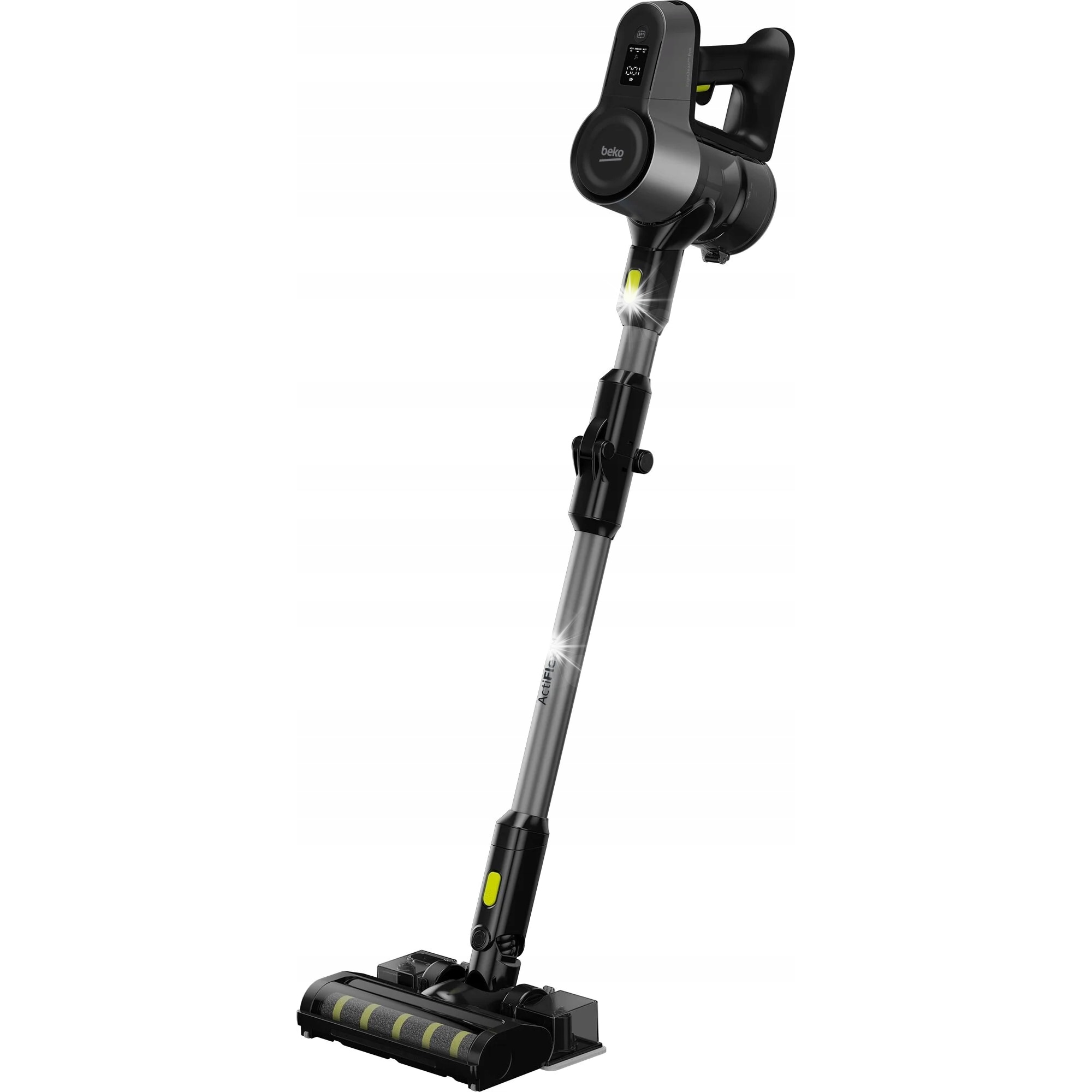 Aspirator Vertical BEKO ErgoClean PRO VRT84225VI, 0.55l, 25.2V, Autonomie Maxima 45 min, Negru-Gri