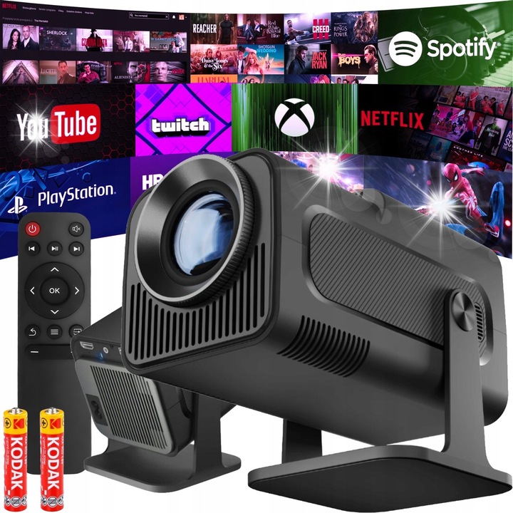 Magcubic HY320 hordozható videoprojektor, Full HD 1920x1080p, Android 11, Bluetooth, WiFi, távirányítóval