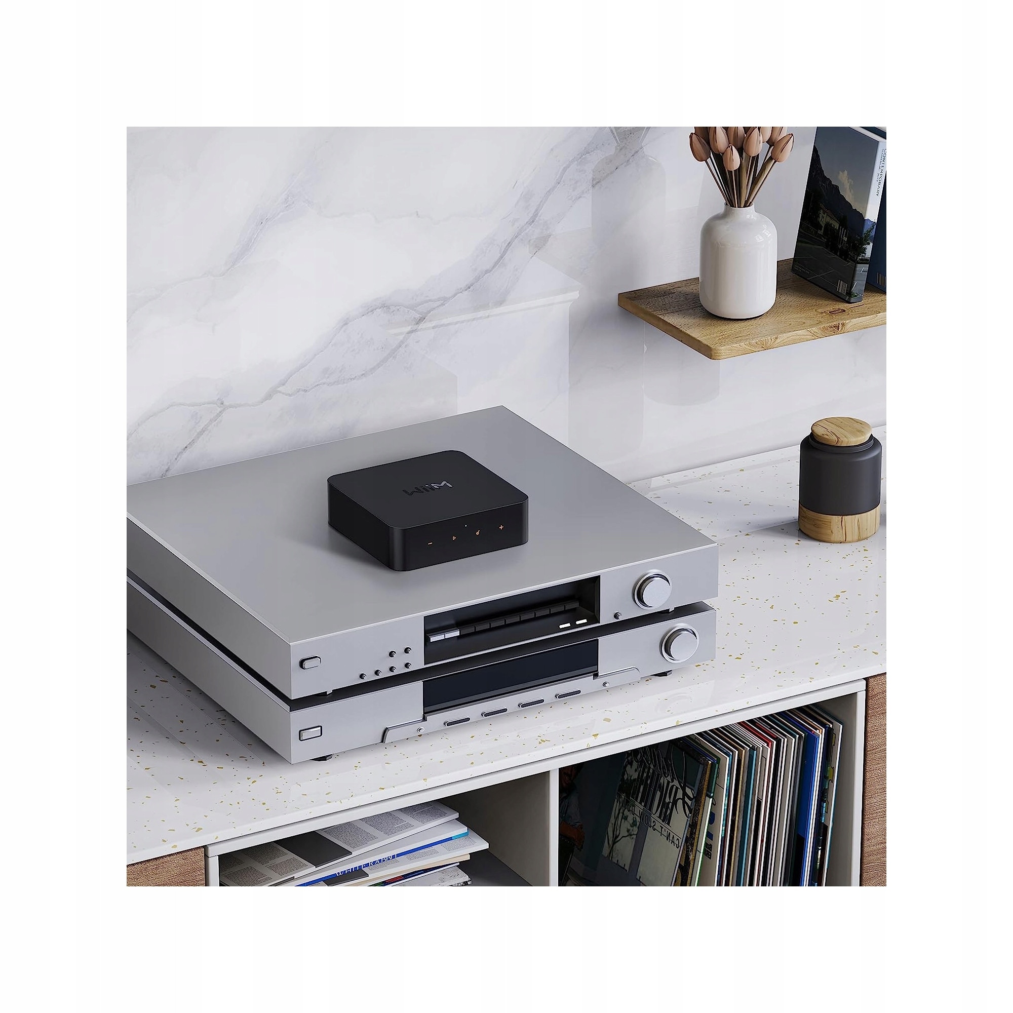 WiiM Pro streamer audio, Wi-Fi, AirPlay 2, Chromecast, multiroom