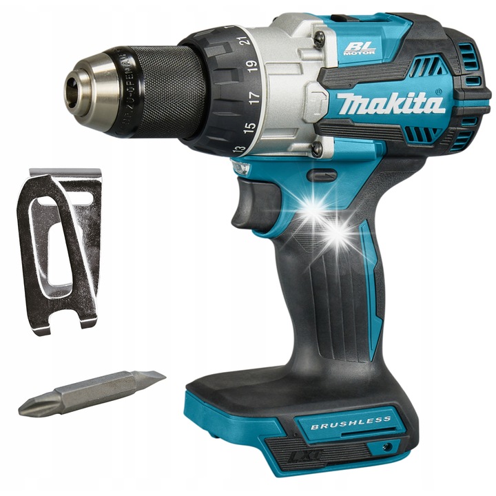 Акумулаторна ударна бормашина DHP489Z, 18V, Makita, 21 степени на въртящ момент, 73 Nm, 175x81x261 мм