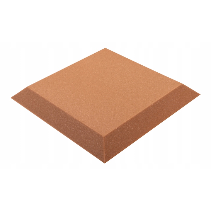 Panou Acustic Trapez BITMAT, maro, 50x50x5cm, izolare fonică