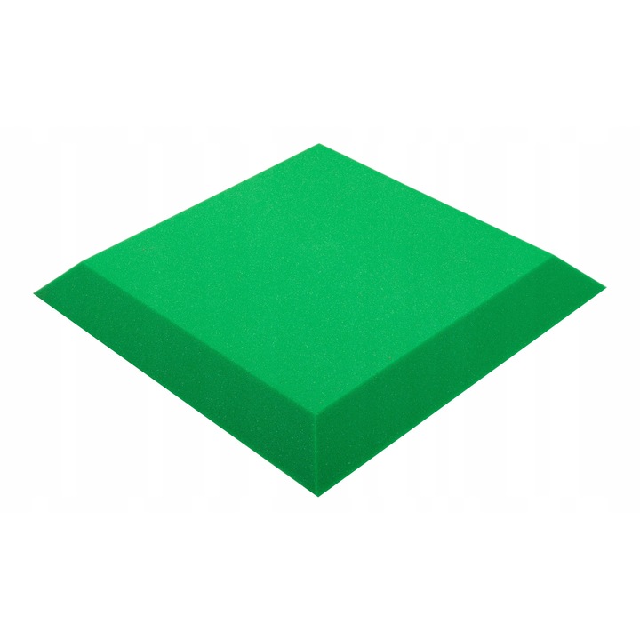 Panou Acustic BITMAT Trapez Verde Închis 50x50x5cm, set pentru decorarea camerelor copiilor
