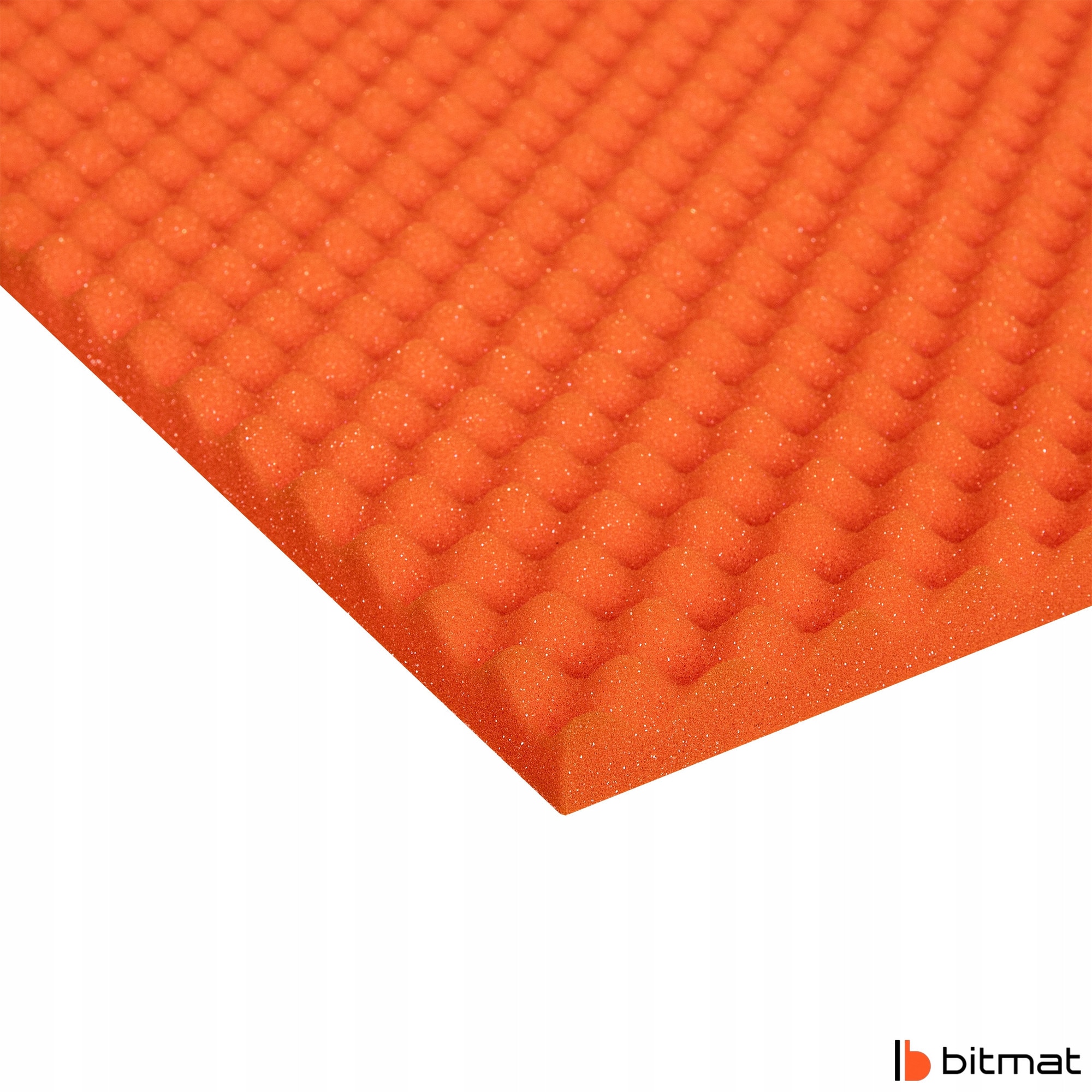 Panou Acustic Bitmat FALA 50x50cm portocaliu, izolare fonica, profil ...