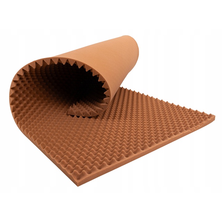 Panou Acustic BITMAT Onda, maro, 200x100x4cm, tratament acustic, ignifug