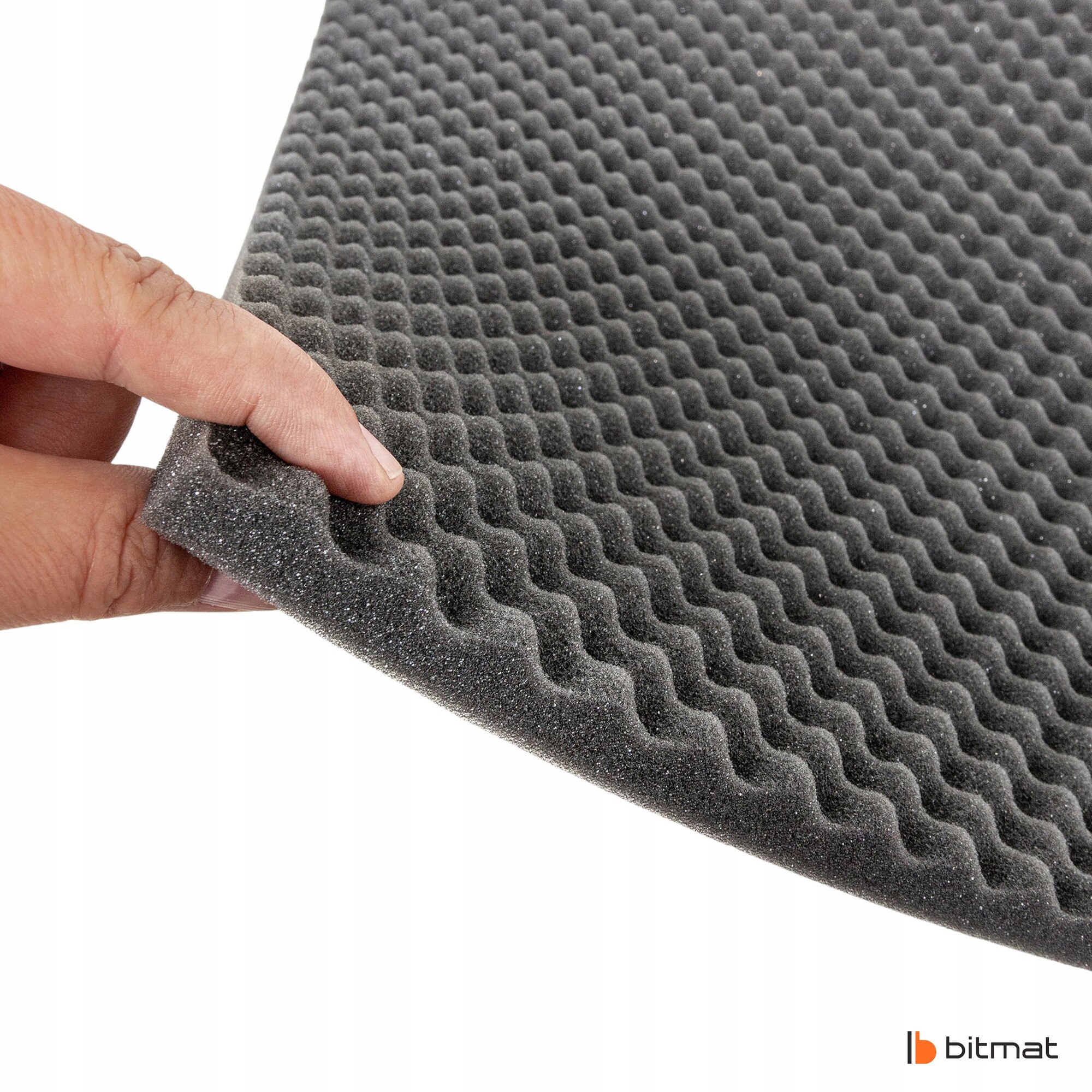 Panou Acustic Bitmat FALA 50x50x2cm, Gri, Izolare Fonica Profesionala ...
