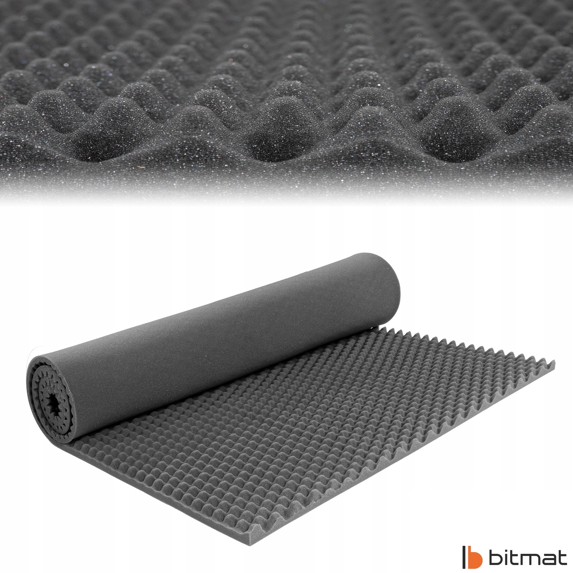 Panou Acustic BITMAT, ondulat, 200x100cm, grosime 3cm, absorbtie sunet ...
