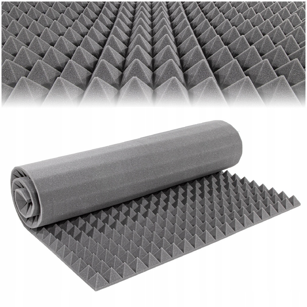 Panou Acustic Bitmat Piramida 200x100x5 cm, izolare fonica, design ...