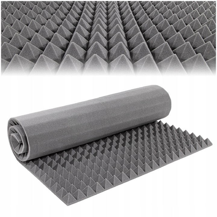 Panou Acustic Bitmat Piramida 200x100x5 cm, izolare fonica, design modern