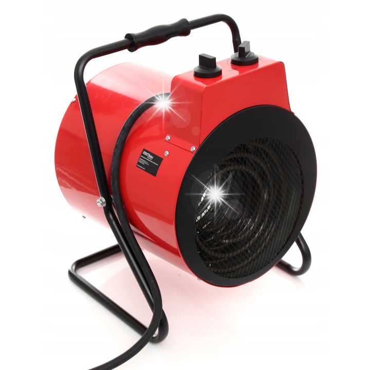 Kraft&Dele KD11724 elektromos fűtőtest, 10 kW, termosztát, 335x335x415mm