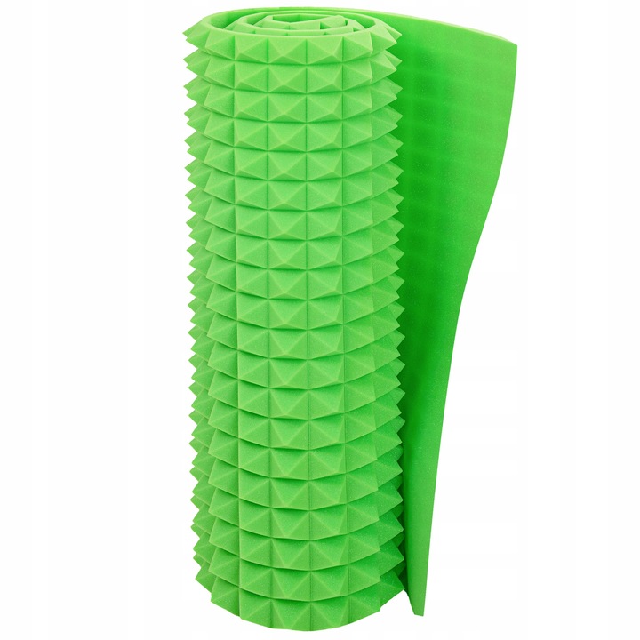 Panou Acustic Piramida, BITMAT, 4cm, Verde Clar, 200x100cm