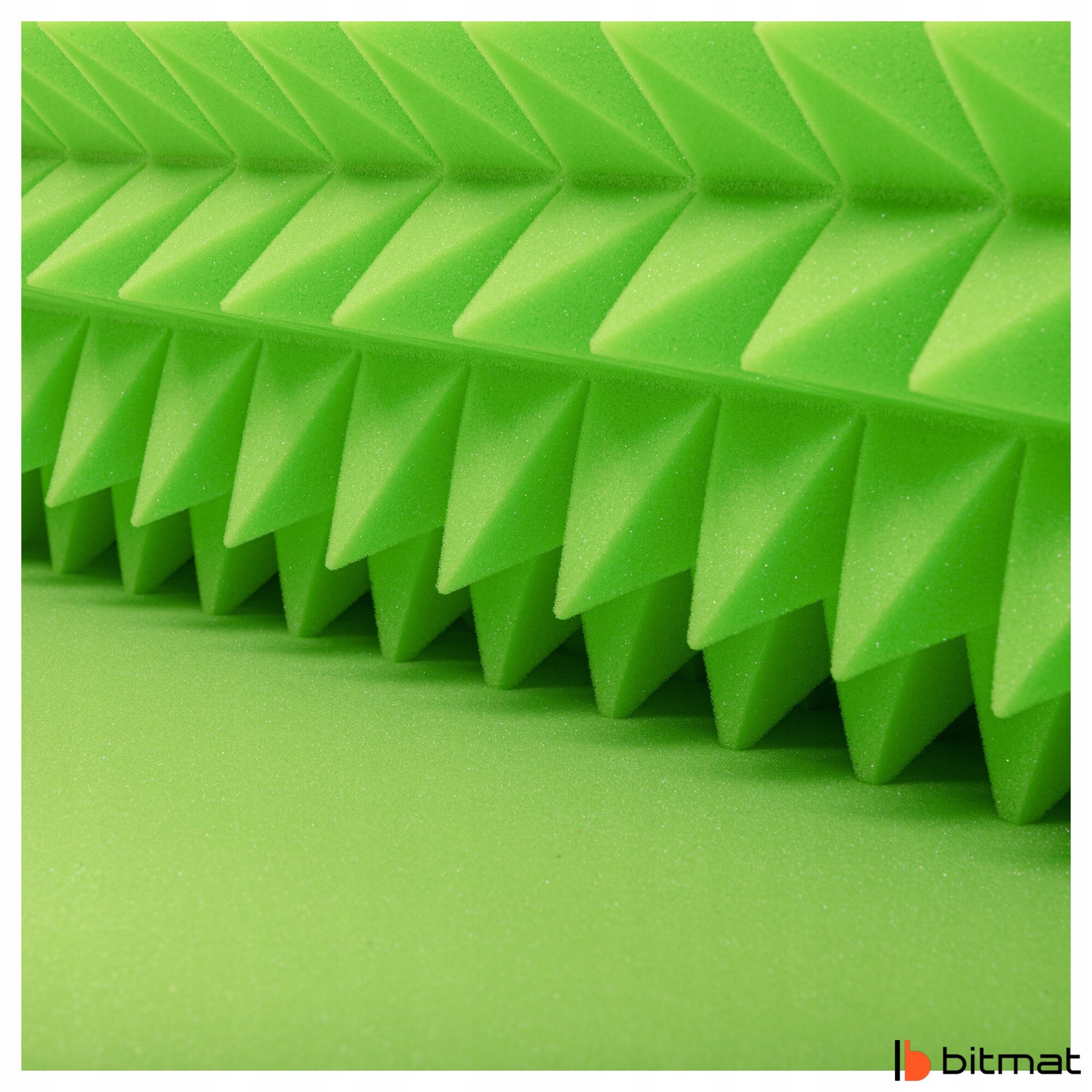 Panou Acustic BITMAT Jas Green 7cm, 200x100cm, izolare fonică efectivă ...