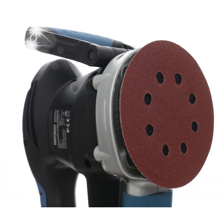 Ексцентричен шлайф, Kraft&Dele KD1678-Z, 1200W, 125мм, 4.000-14.000 об/мин, 230V